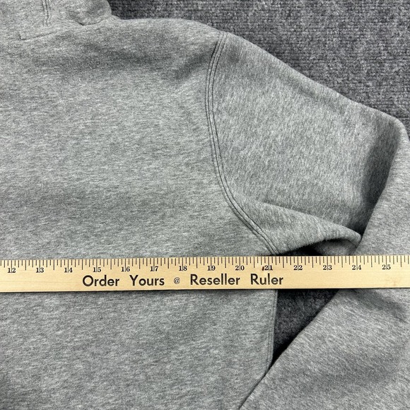 Oregon Ducks Hoodie Mens Medium Gray NCAA Football Nike Pullover Sweatshirt - Picture 6 of 7